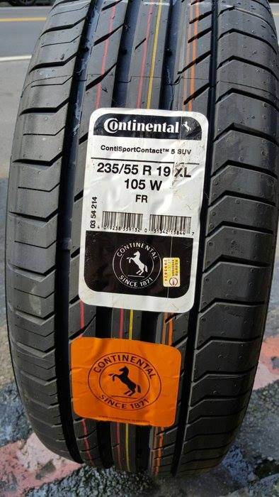 235/55R19 Continental SportContact 3 xuất xứ EU