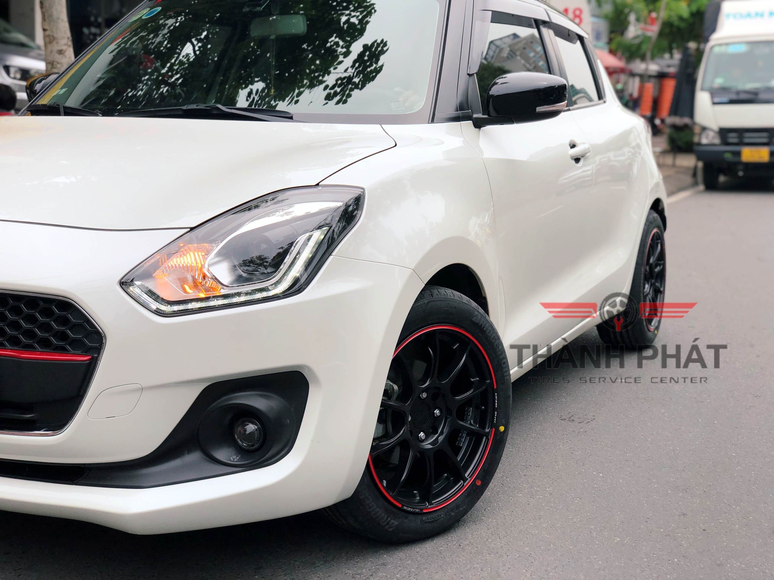 SUZUKI SWIFT | Cực LÔI CUỐN cùng dàn mâm NISOSHI | R16 4x100