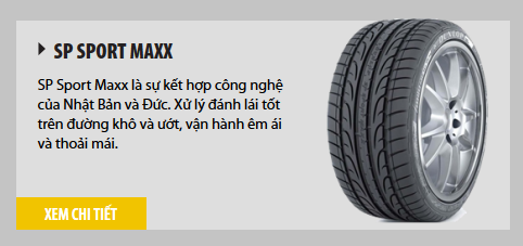 Bán lốp xe du lịch dunlop SP SPORT MAXX