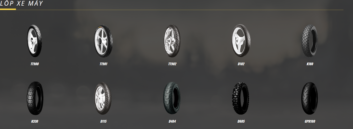 Bán, phân phối lốp xe máy Dunlop chính hãng toàn quốc