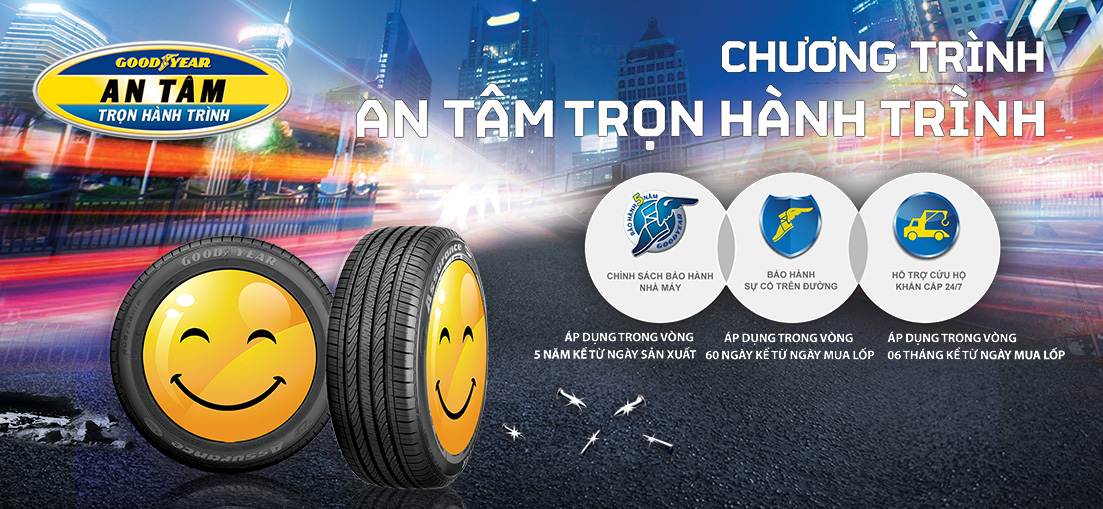 CHƯƠNG TRÌNH GOODYEAR – AN TÂM TRỌN HÀNH TRÌNH