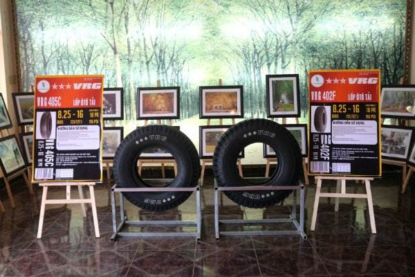 Tập đoàn Công nghiệp cao su Việt Nam sản xuất lốp xe