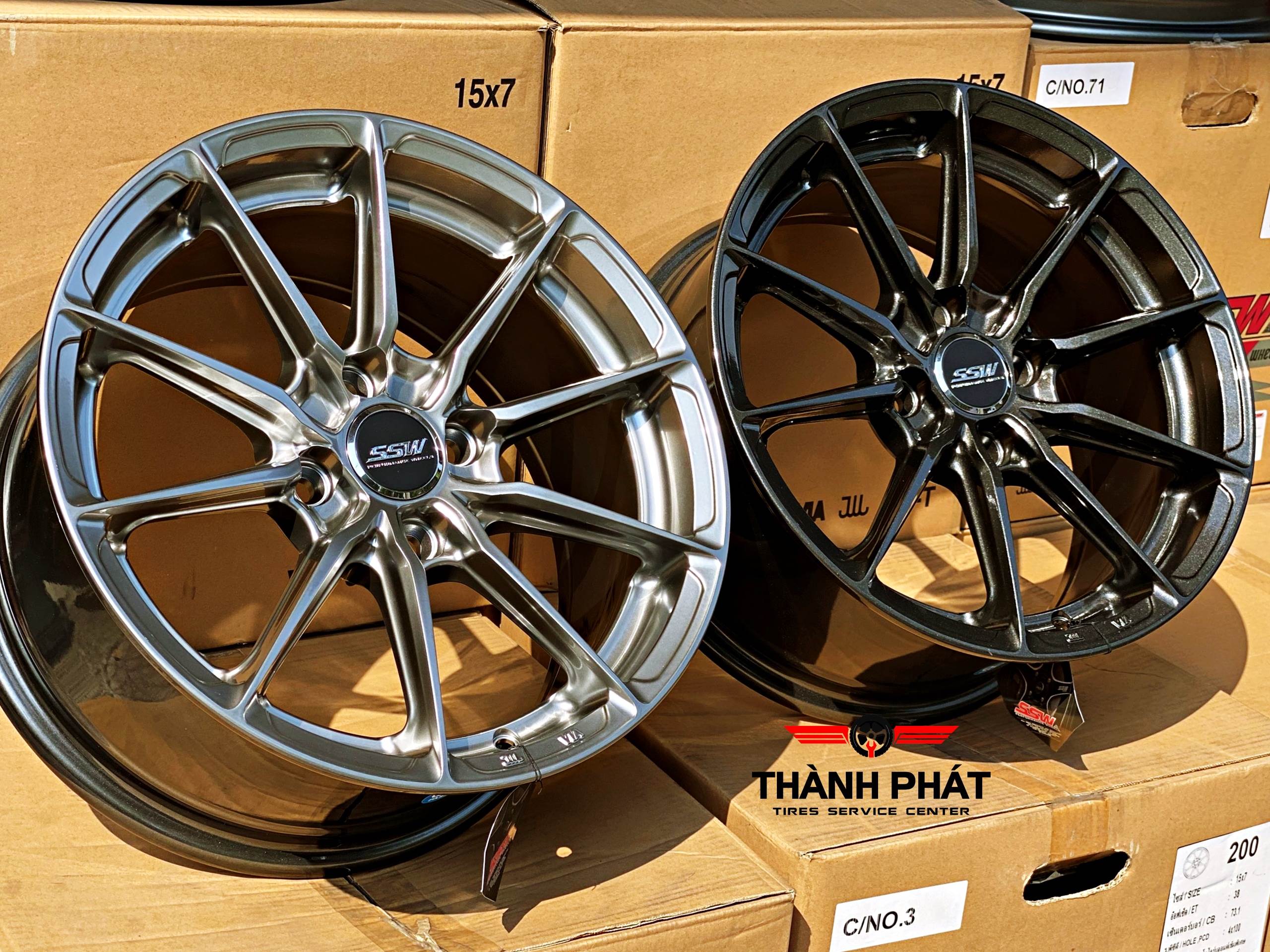 TOYOTA VIOS nâng cấp bằng dàn mâm mới | mâm SSW Thái Lan | 15inch 4x100 | Model:S380 | 0904.54.54.72