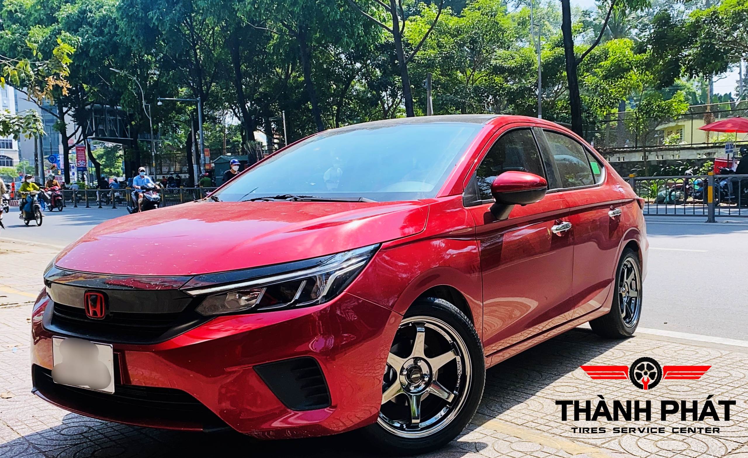 HONDA CITY 2022 nâng cấp dàn mâm SSW Thái Lan 17 inch siêu thể thao | S281 17 4x100 | 0904545472