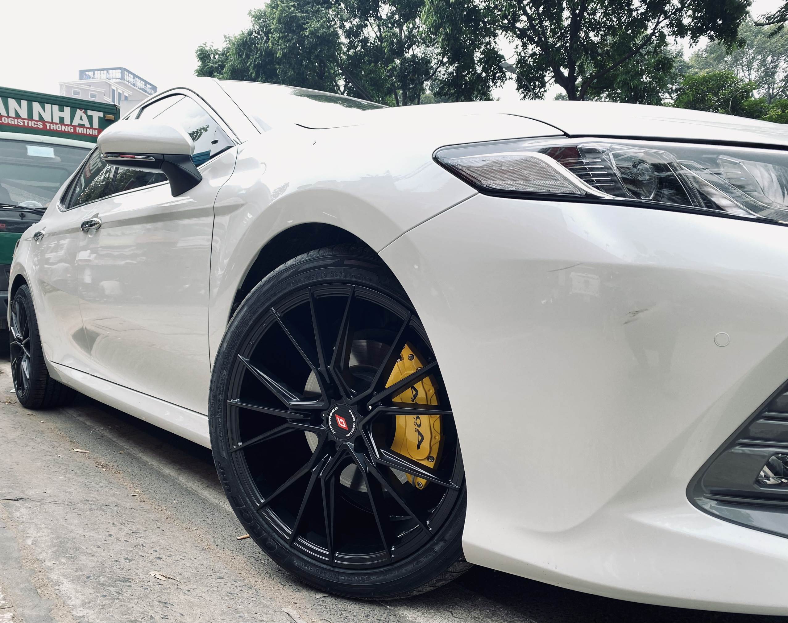 TOYOYTA CAMRY 2021 nâng cấp dàn mâm INFORGED 19 INCH siêu ngầu phong cách BLACK&WHITE | 0904545472