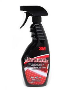 Chai xịt chăm sóc da, nội thất ô tô - 3M Leather & Vinyl Restorer PN39040LT 400ml (Đen)