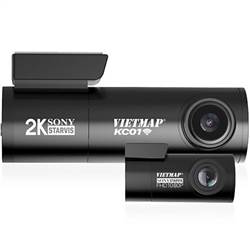 Bộ VietMap KC01  (Camera Hành Trình Trước  Sau phát WiFi truyền dữ liệu qua Smartphone)